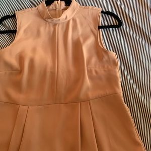 Ann Taylor Blush Sleeveless Blouse